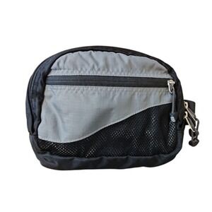 REI Lode Waist Pack‎ Fanny Pack Gray Black Ripstop Travel Hiking Organizer Bag